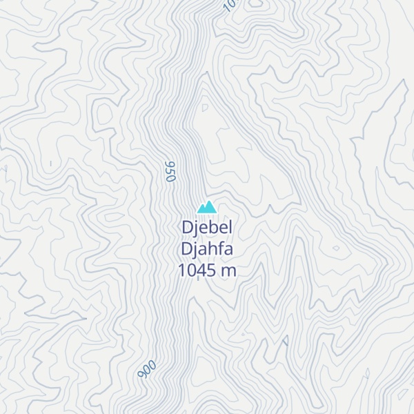 Map of Djebel Djahfa