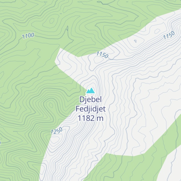 Map of Djebel Fedjidjet
