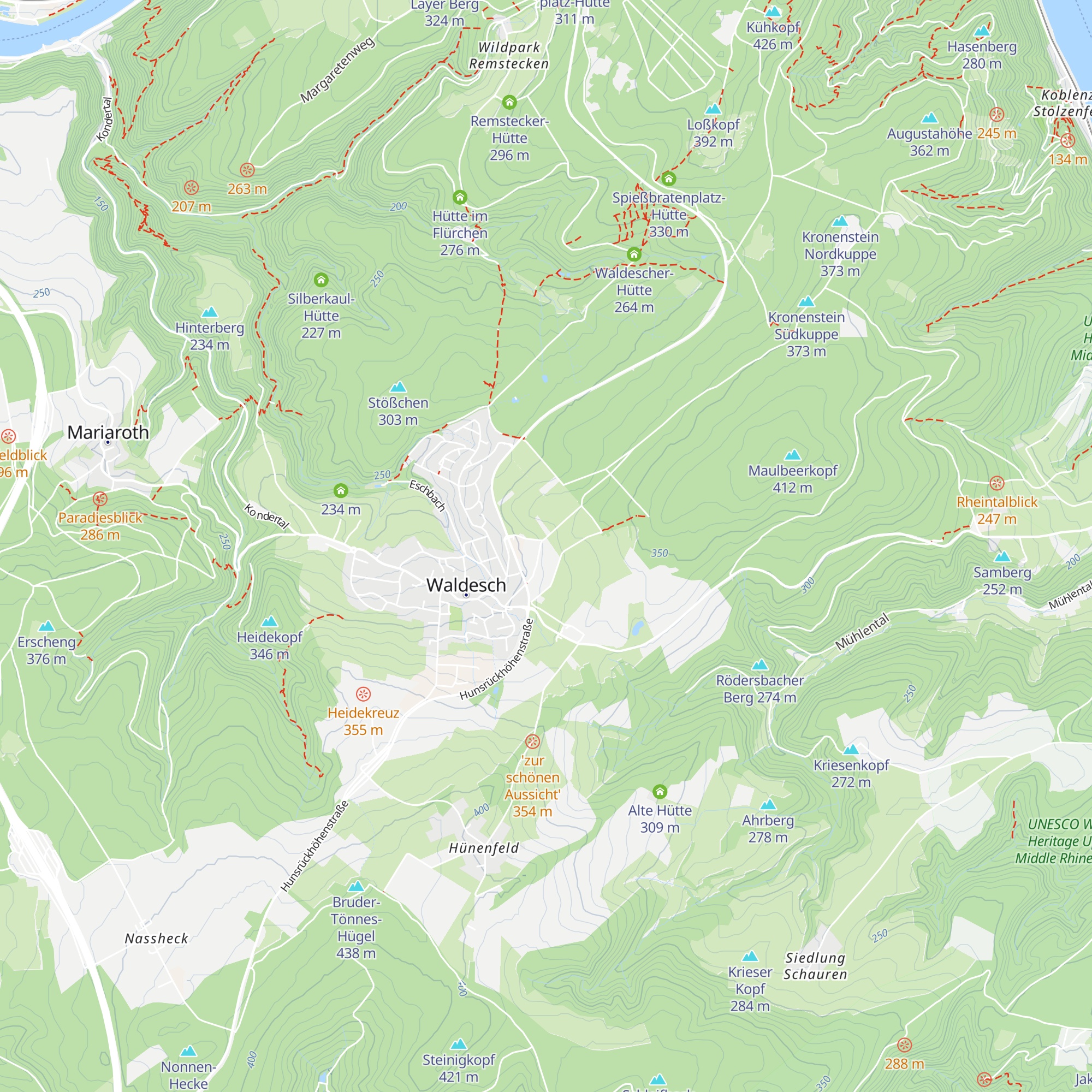 Waldescher Grillhütte map