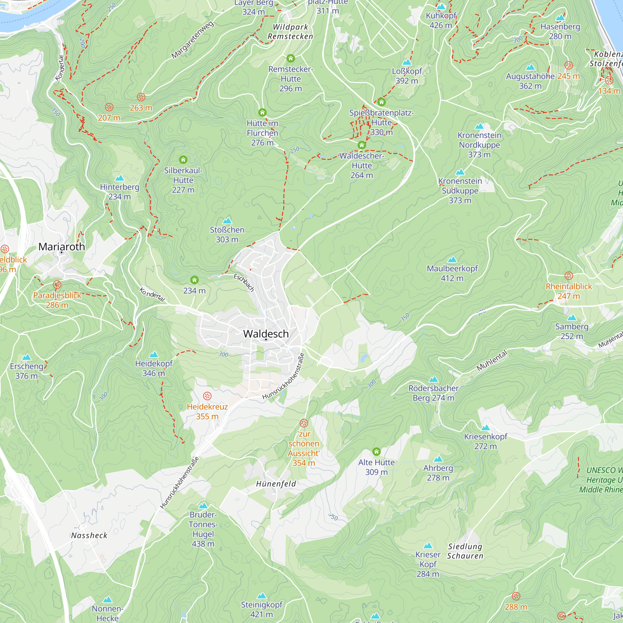 Waldescher Grillhütte map
