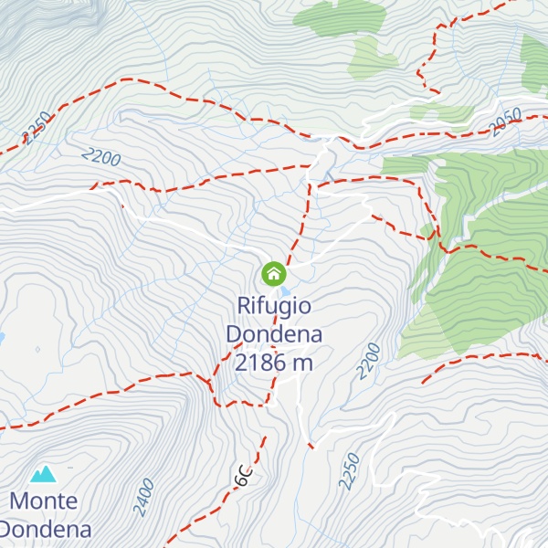 Map of Rifugio Dondena