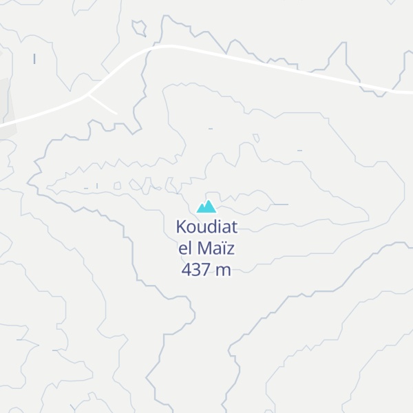 Map of Koudiat el Maïz