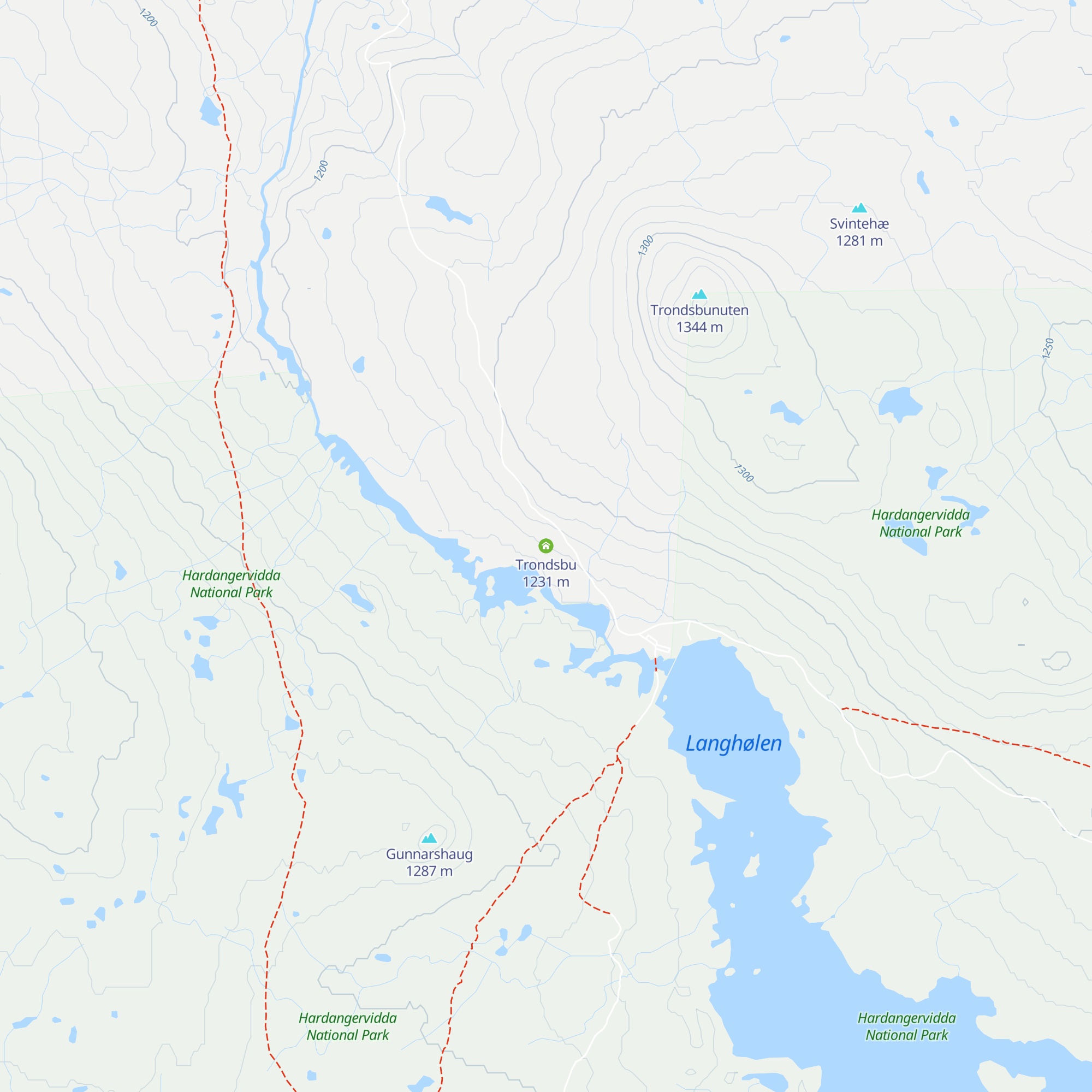 Trondsbu map