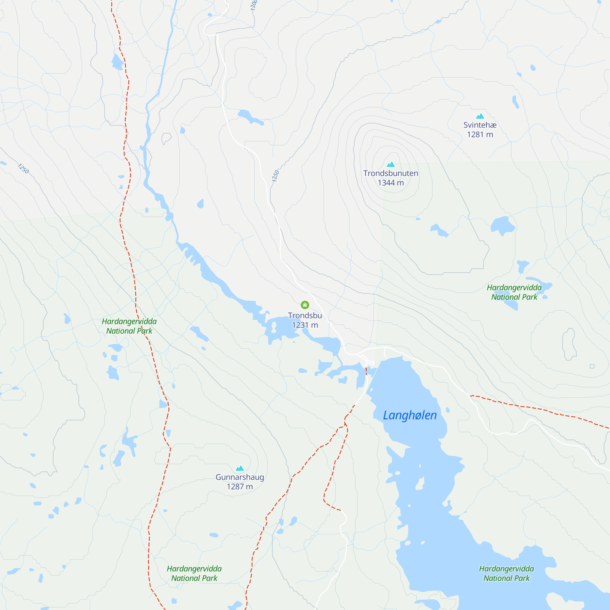 Trondsbu map