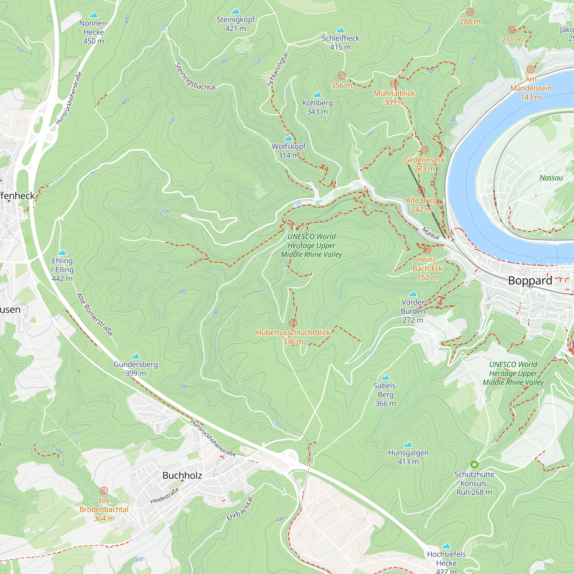 Liesenfeld's Hütte map