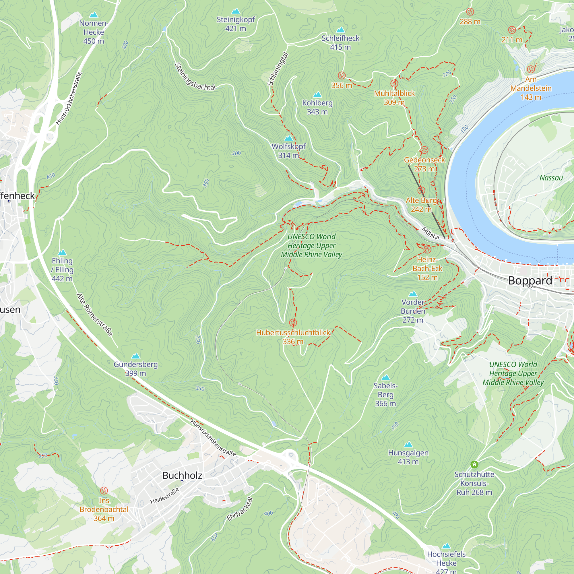 Liesenfeld's Hütte map