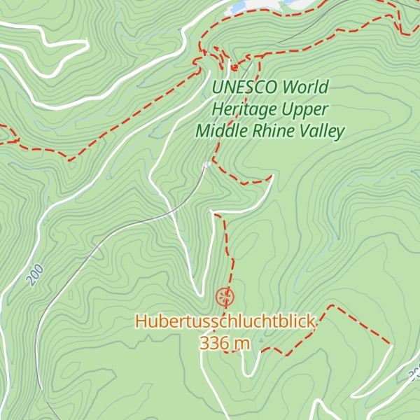Map of Liesenfeld's Hütte