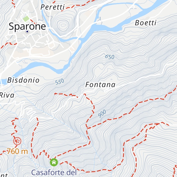Map of Casaforte di Onsino