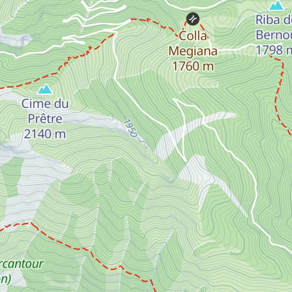 Map of Pointe de Vergou