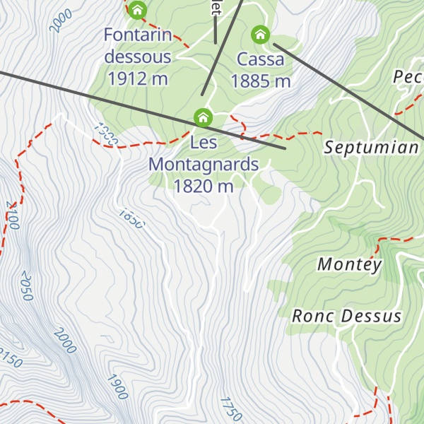 Map of Lo Vierdza