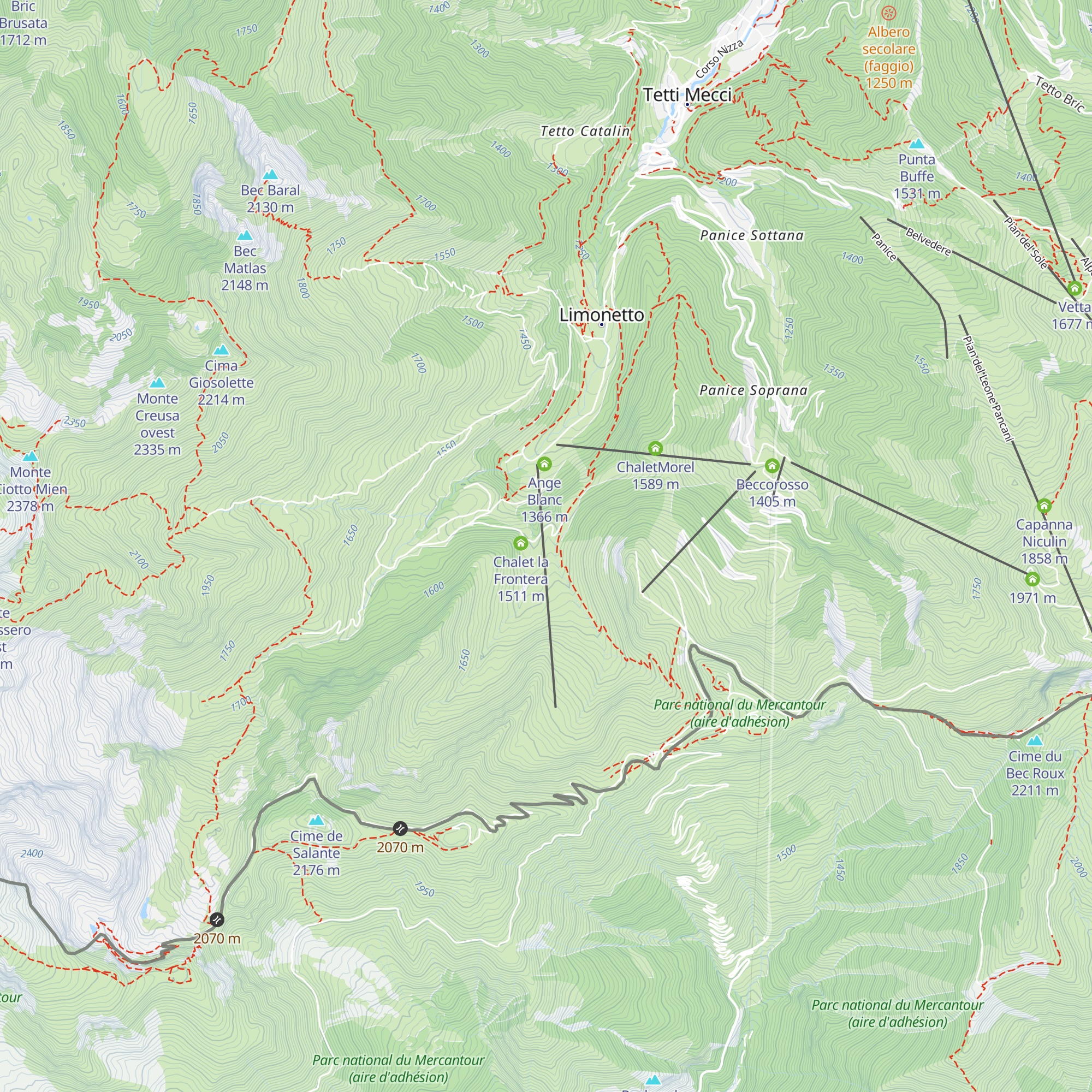 Chalet des Merveilles map