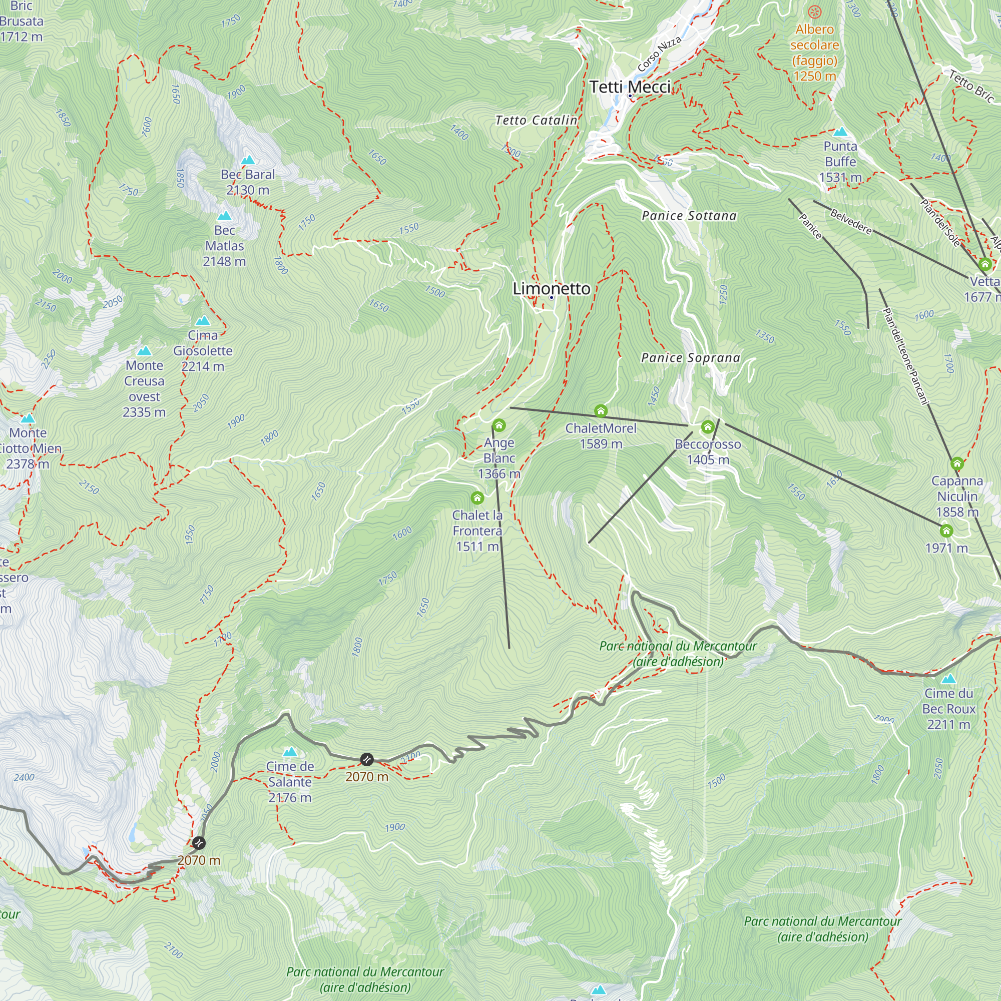 Chalet des Merveilles map