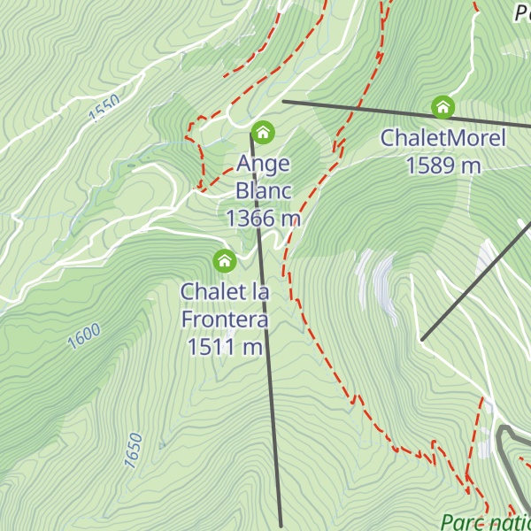 Map of Chalet des Merveilles