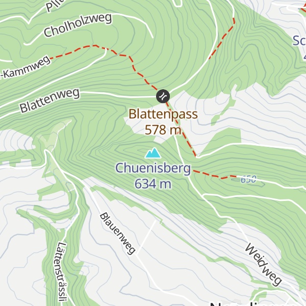 Map of Chuenisberg