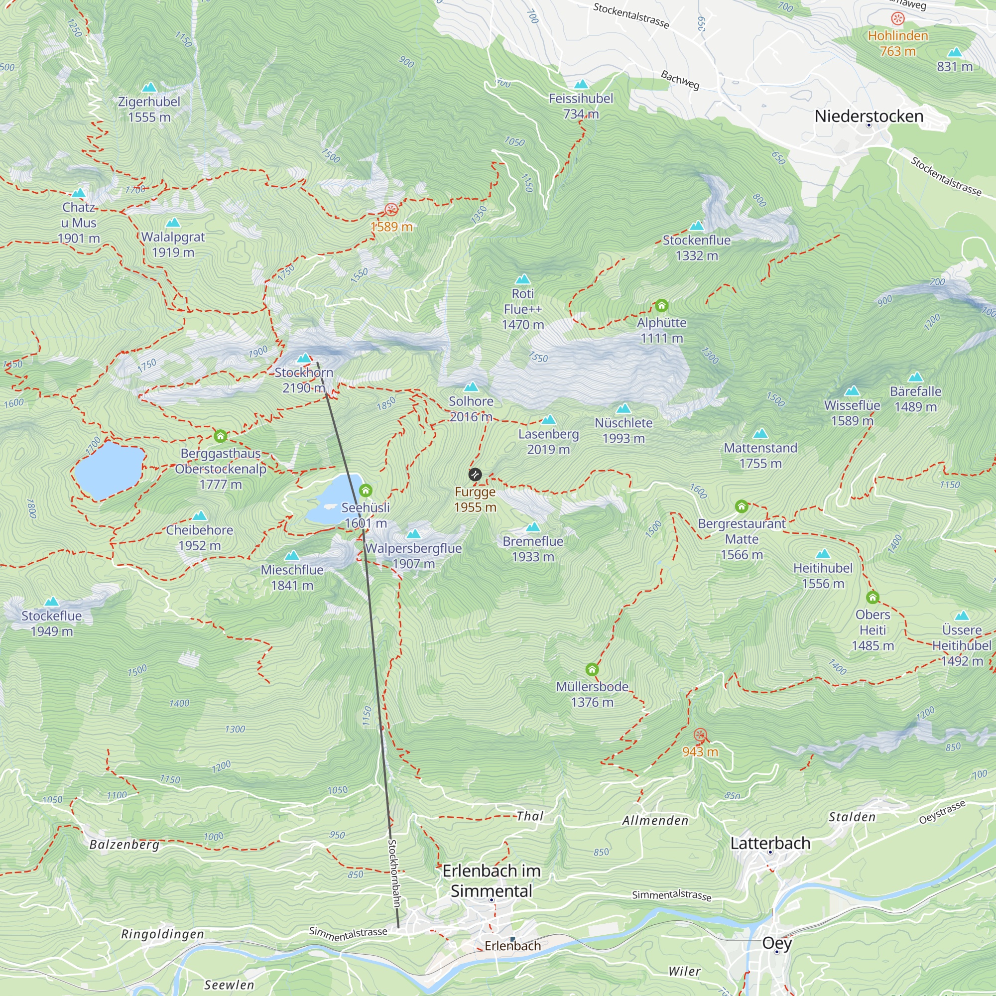 Walpersbärgli map