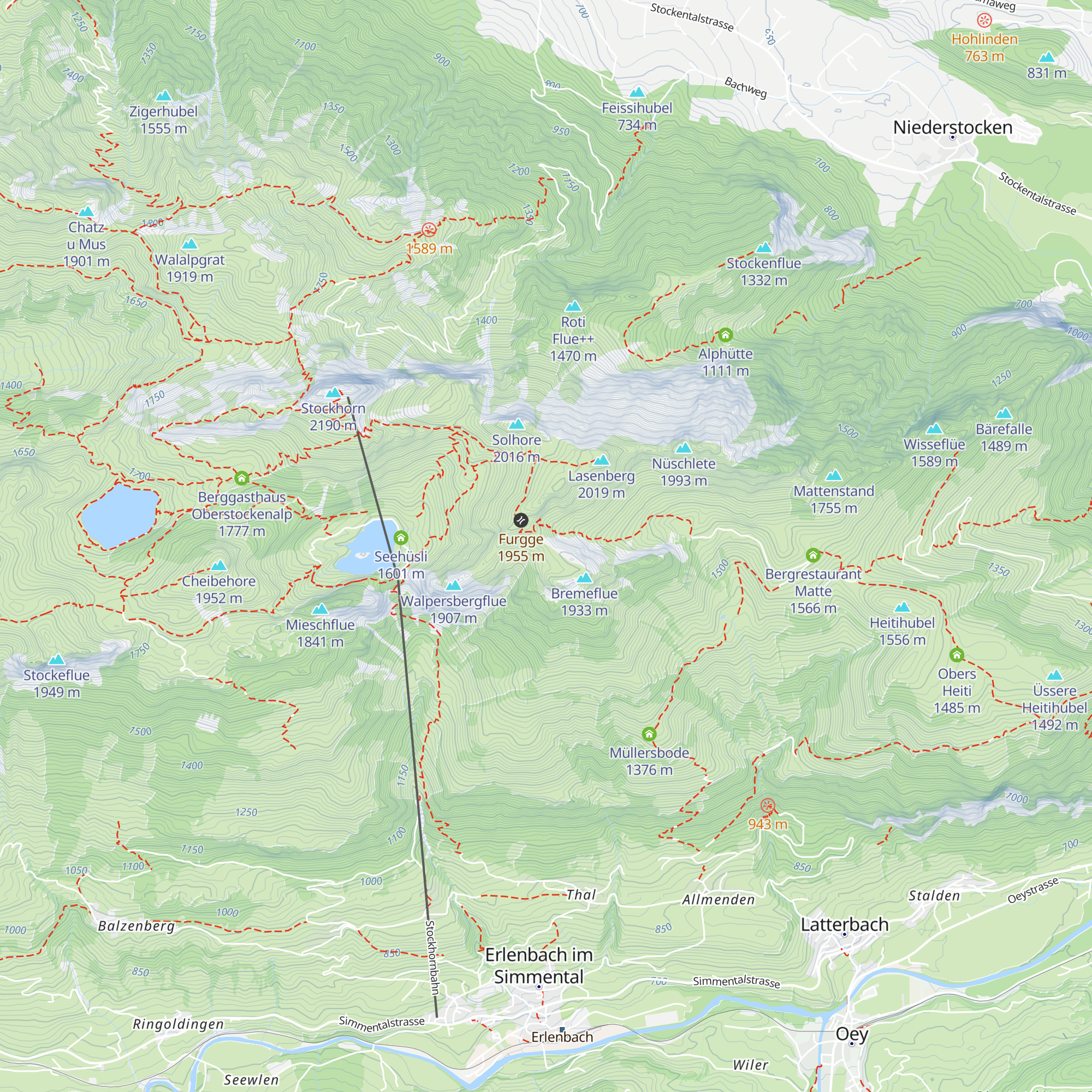 Walpersbärgli map