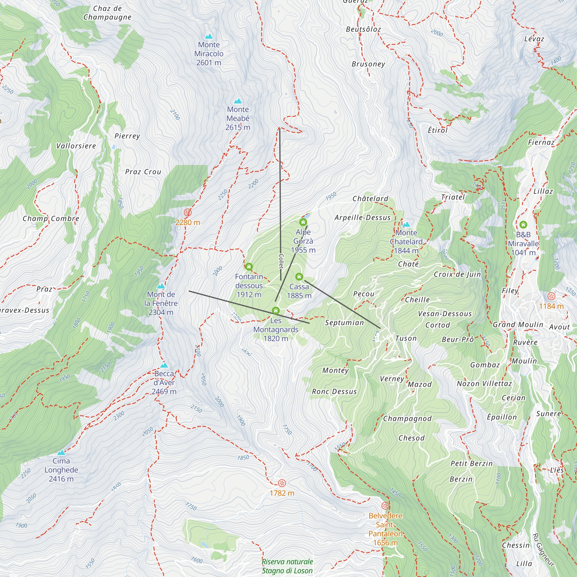 Des Troncs map