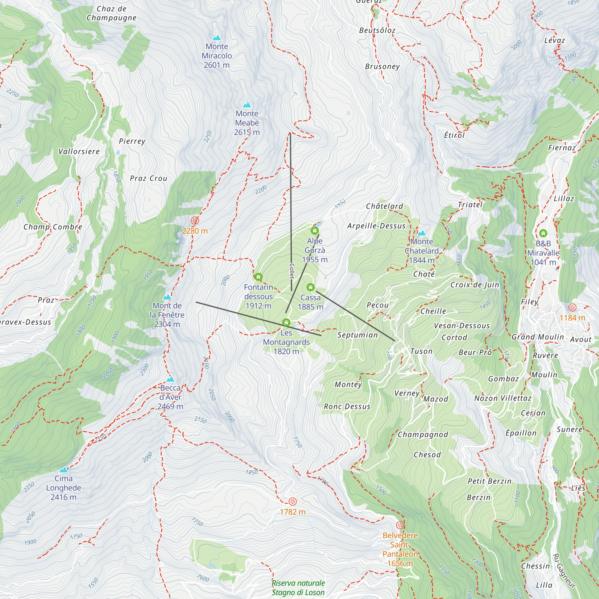 Des Troncs map