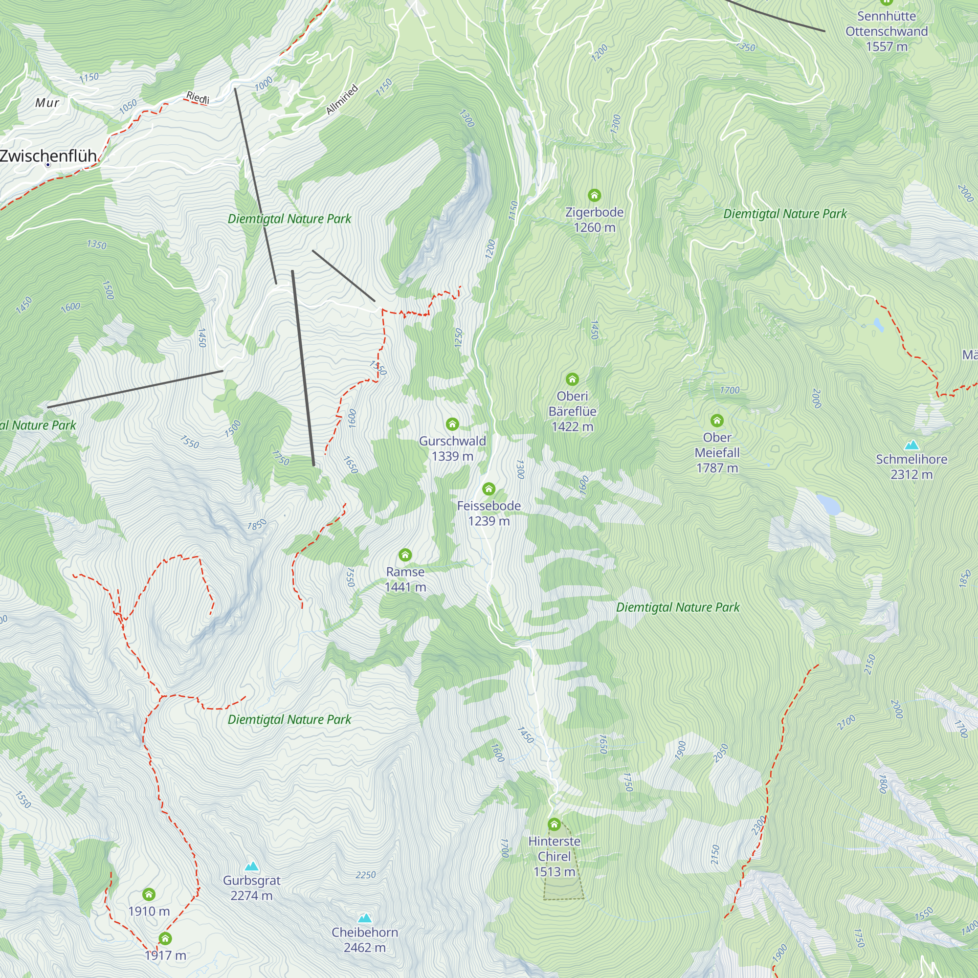 Feissebode map