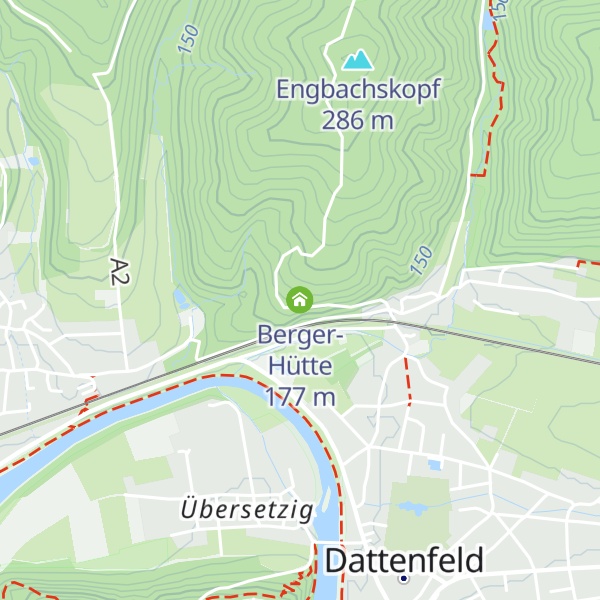 Map of Berger-Hütte