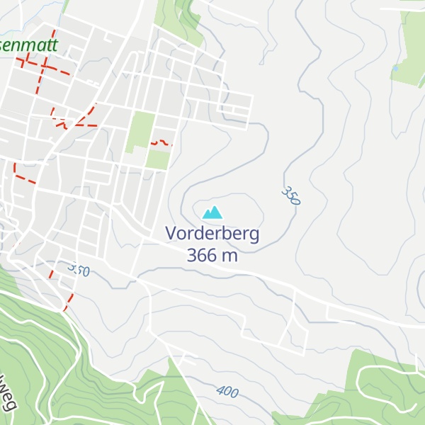 Map of Vorderberg