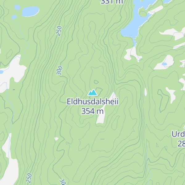 Map of Eldhusdalsheii