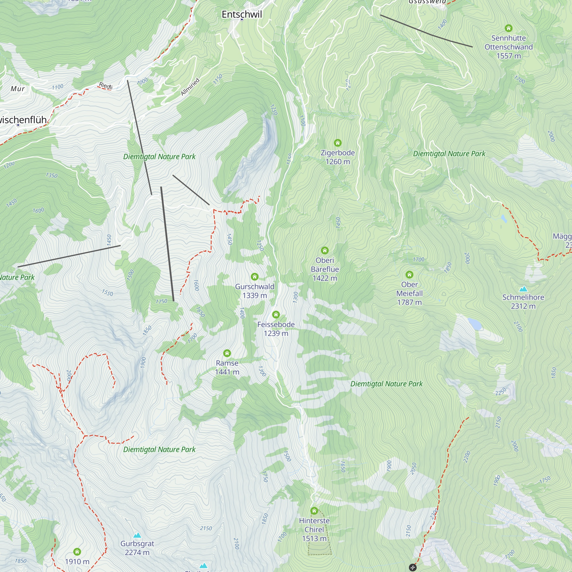 Chärseli map
