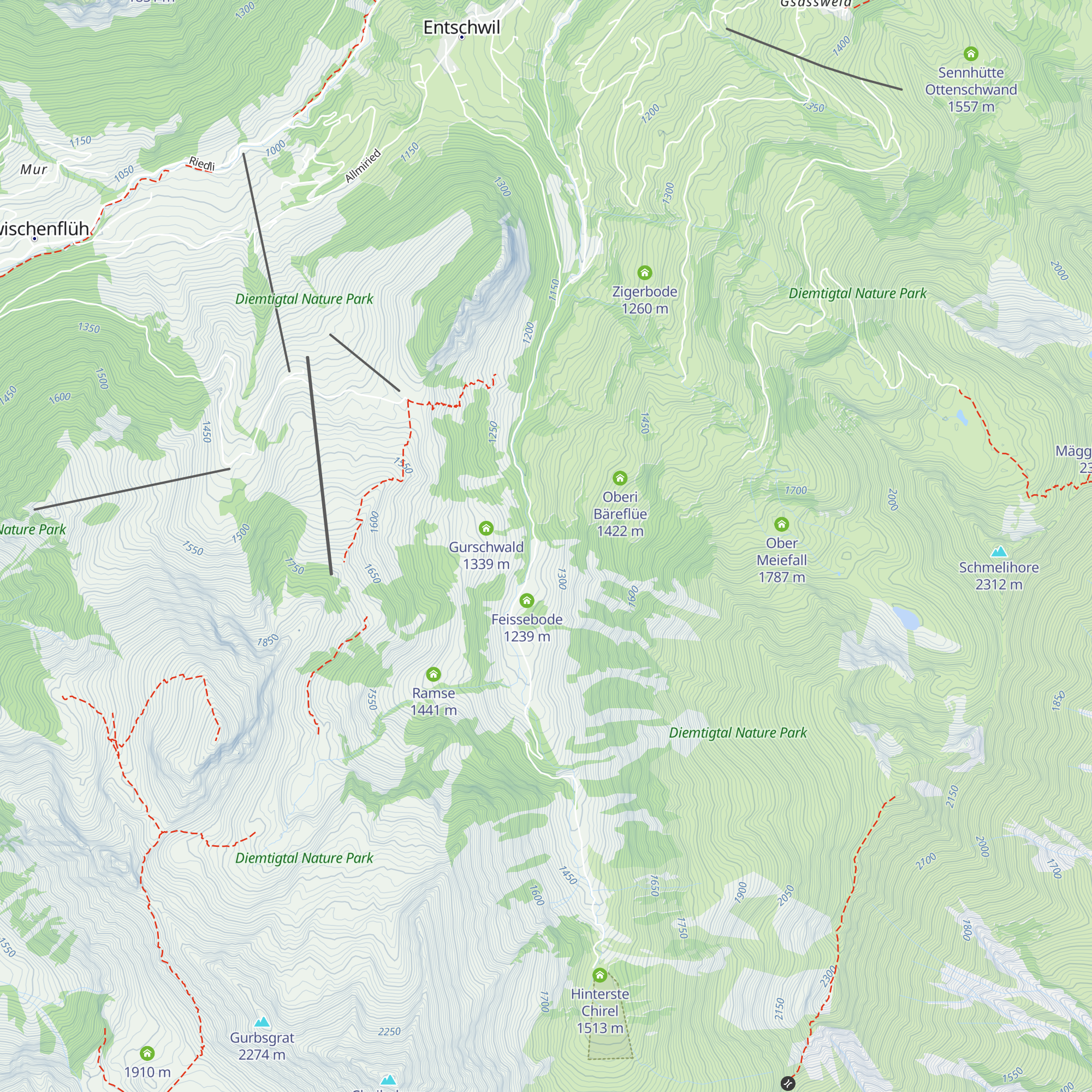 Chärseli map