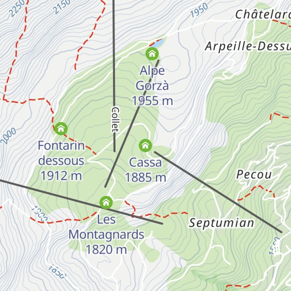 Map of Cassa