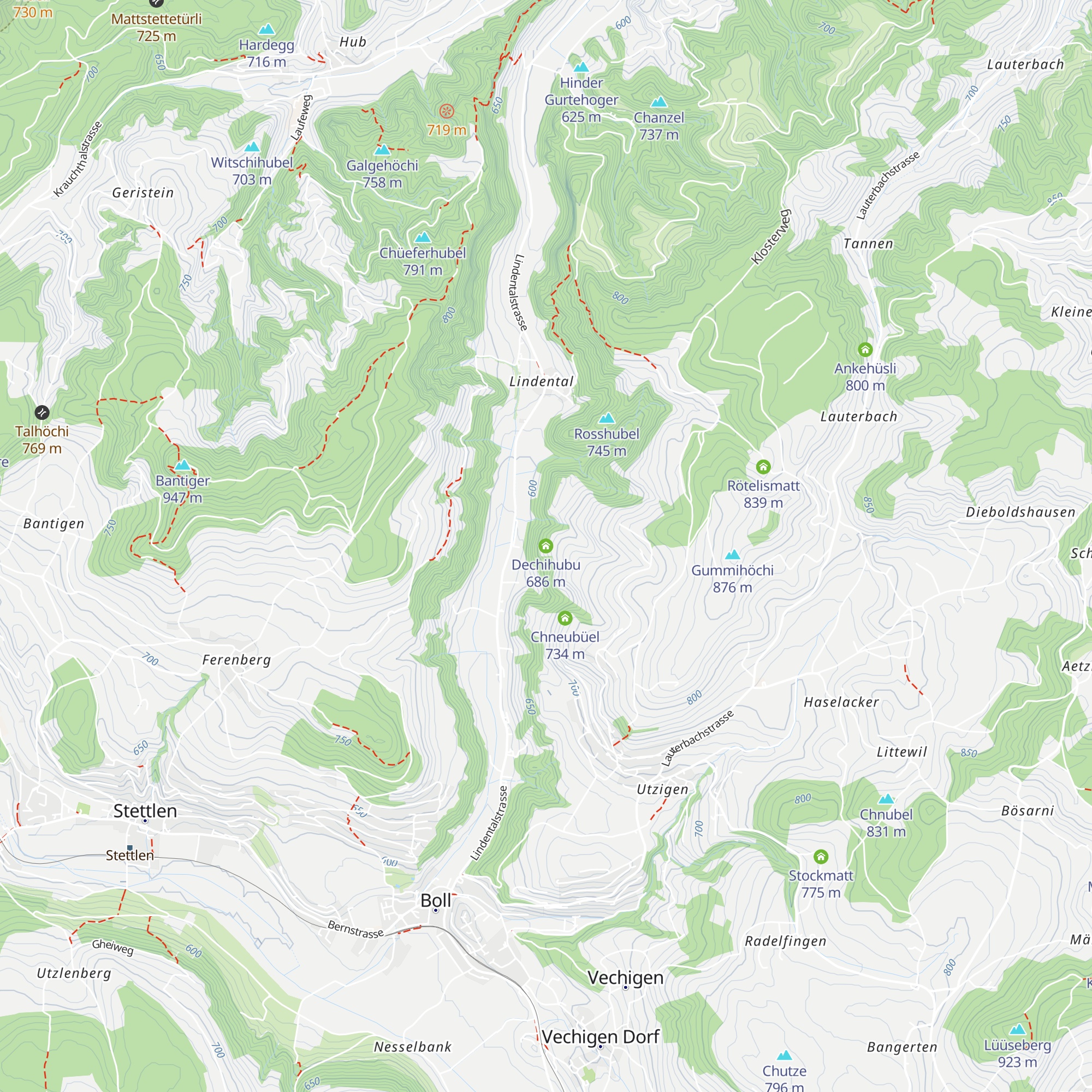 Dechihubu map