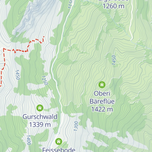 Map of Underi Bäreflüe