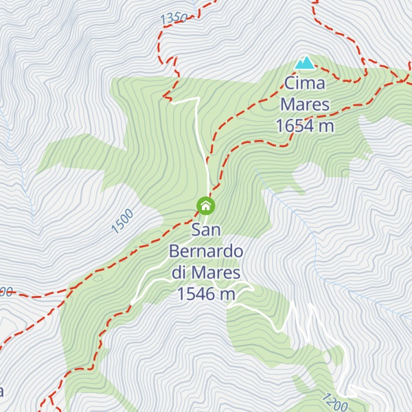 Map of San Bernardo di Mares