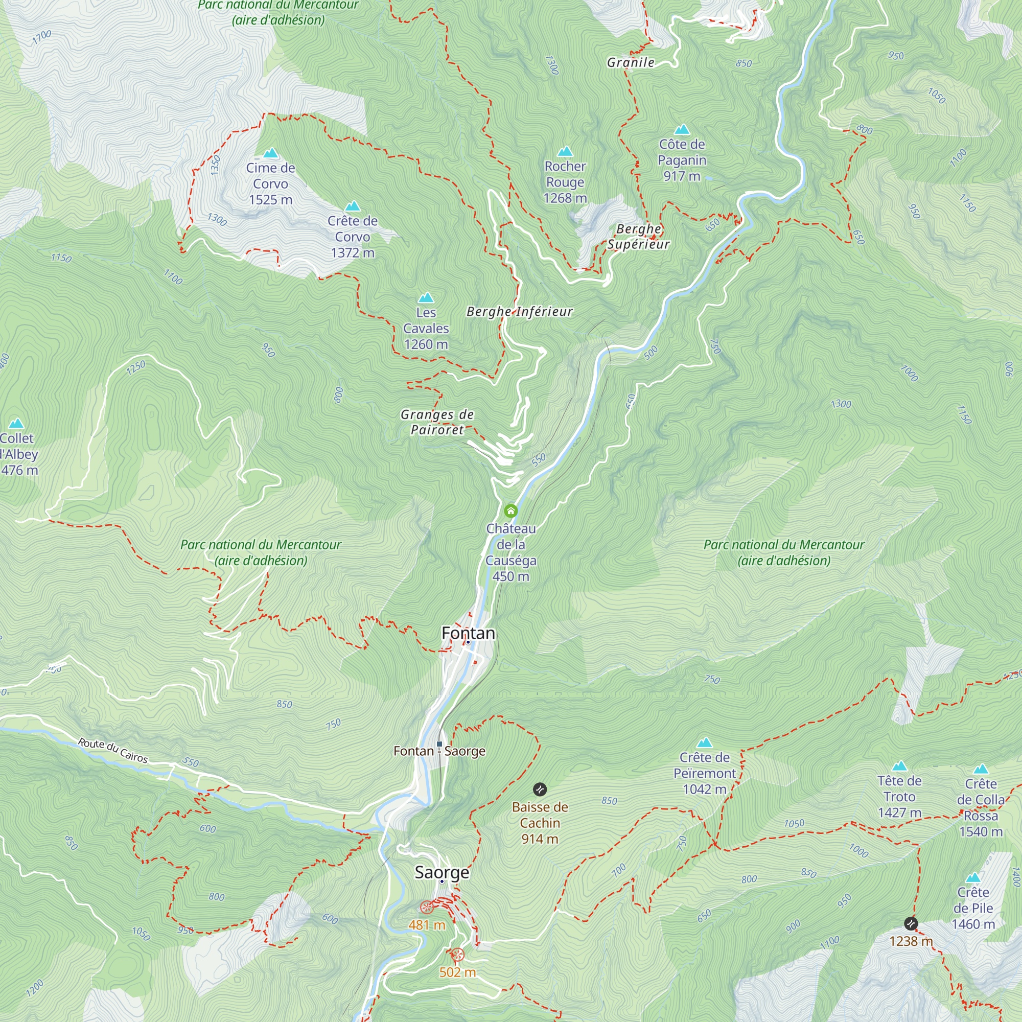 Château de la Causéga map