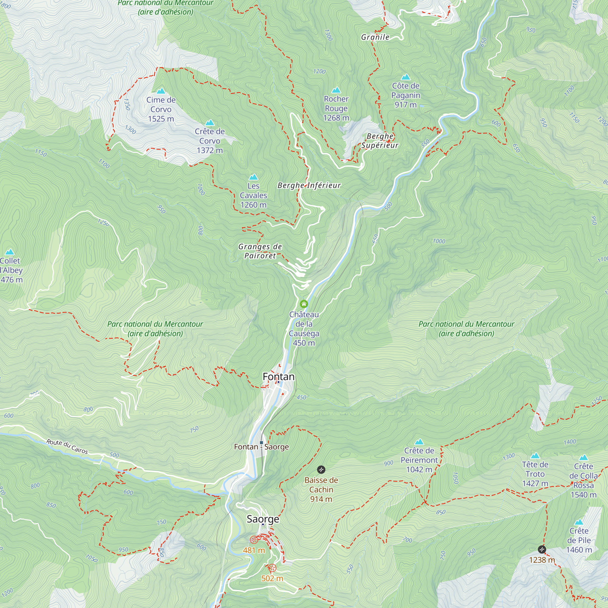 Château de la Causéga map
