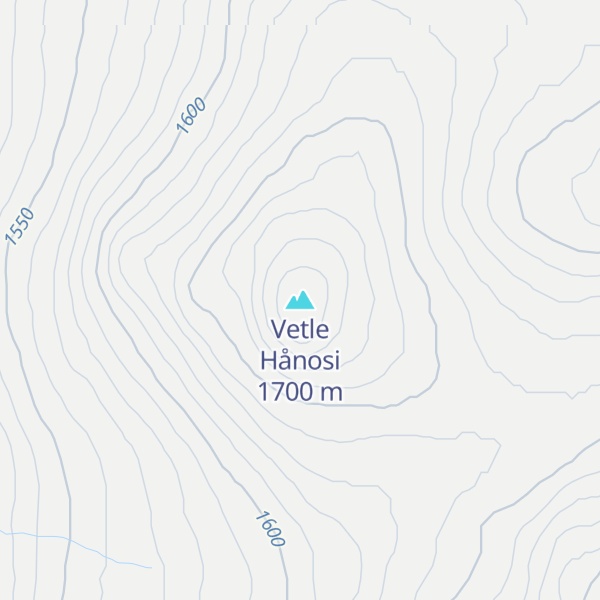 Map of Vetle Hånosi