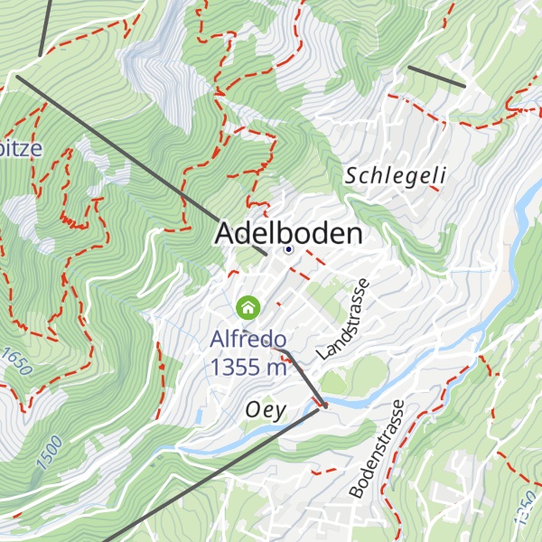 Map of Apart Hotel Adelboden
