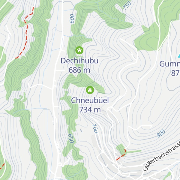 Map of Chneubüel