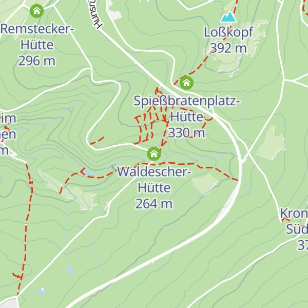 Map of Waldescher-Hütte