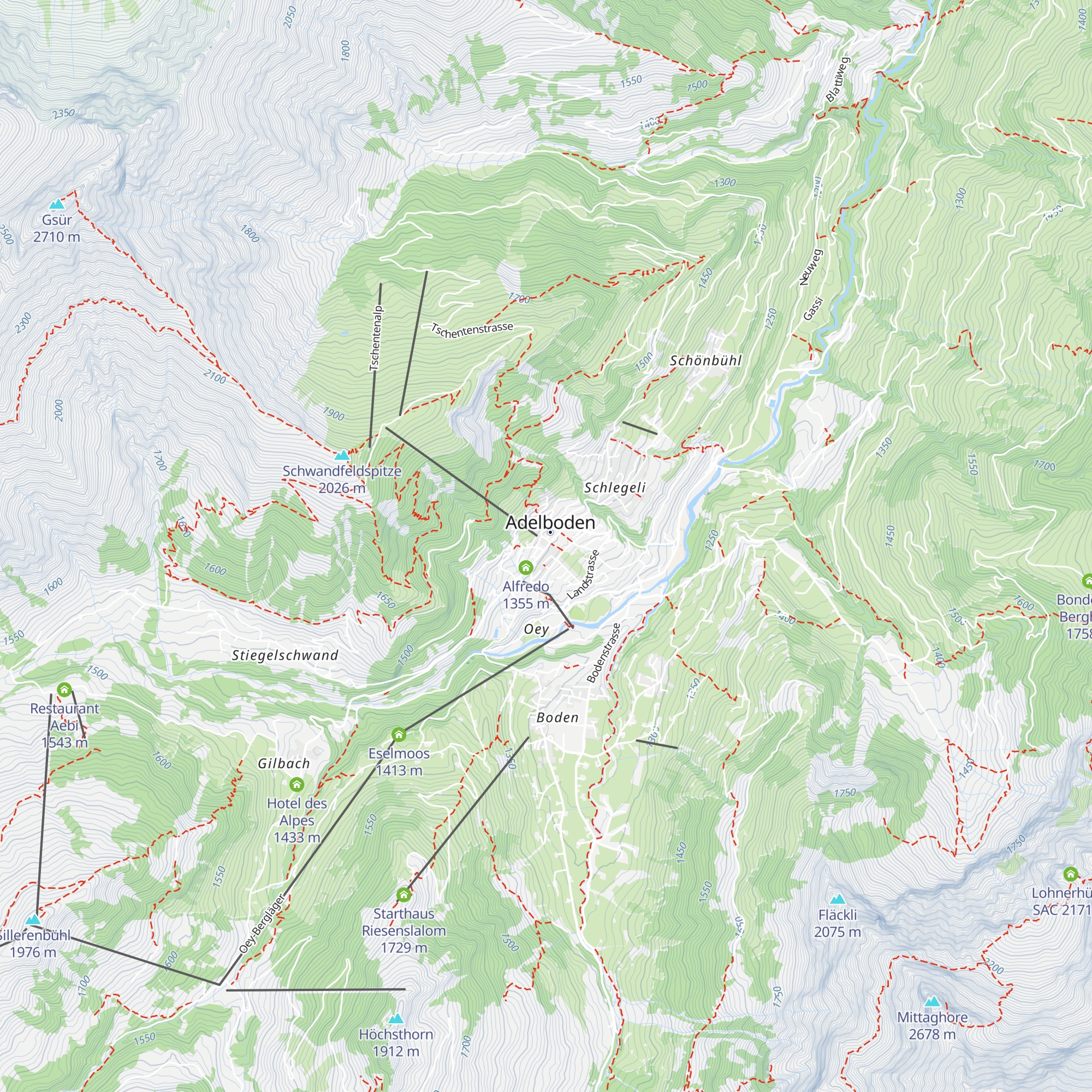 Bären map