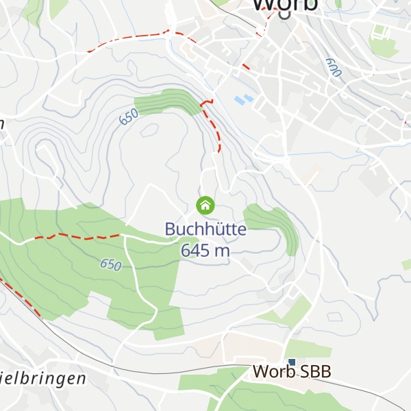 Map of Buchhütte