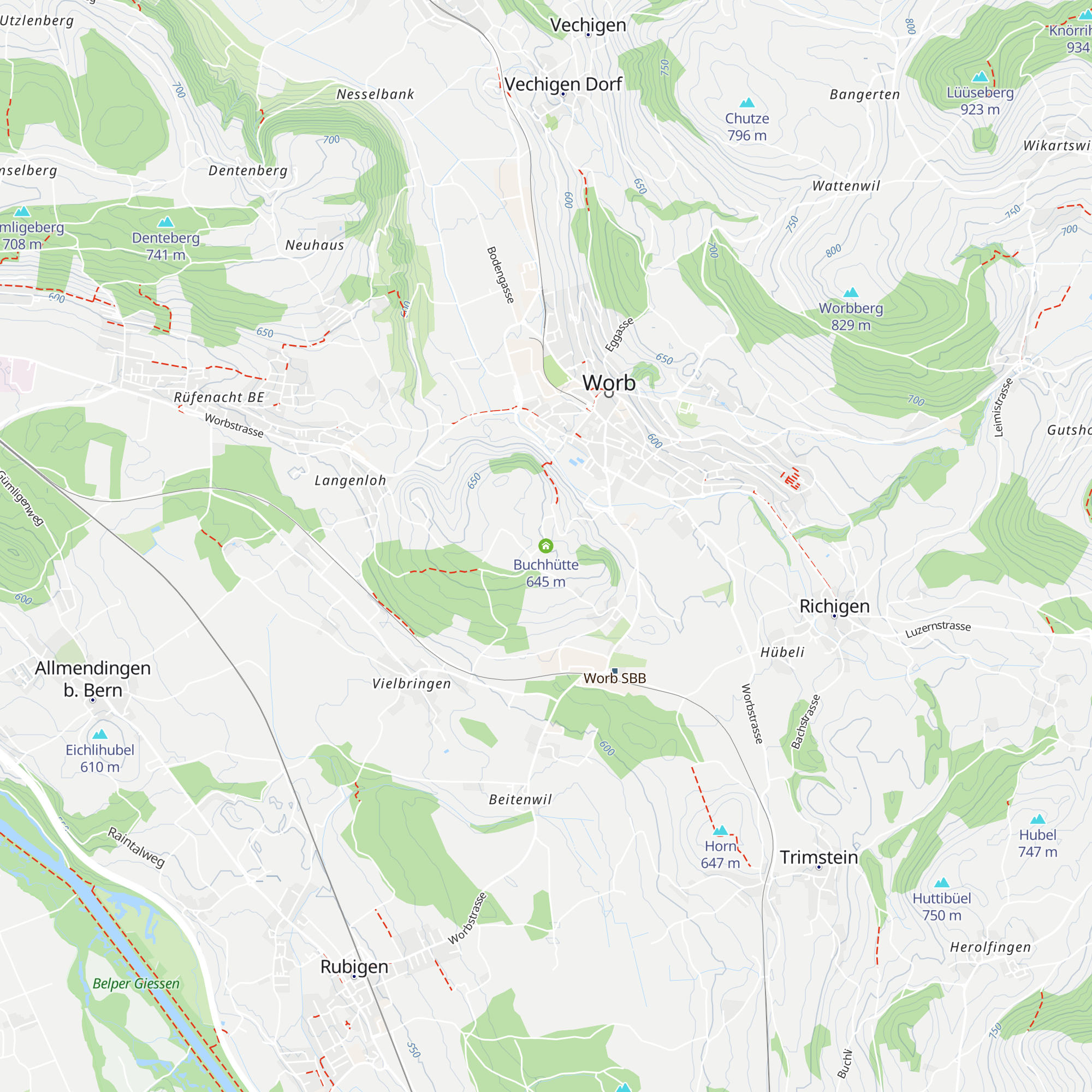 Buchhütte map