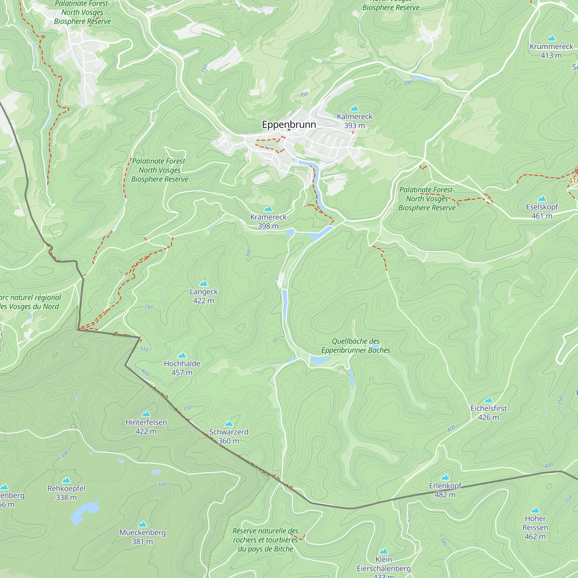 Stüdenbach-Hütte map