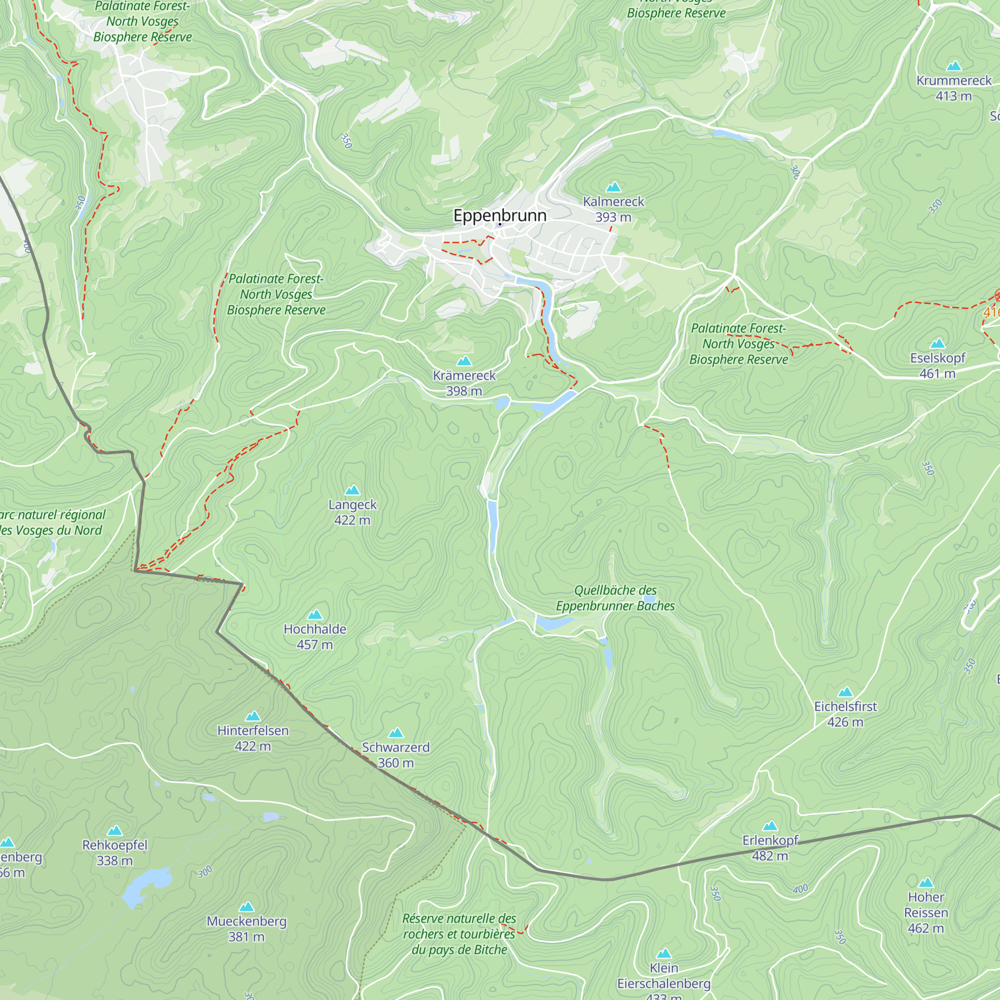 Stüdenbach-Hütte map