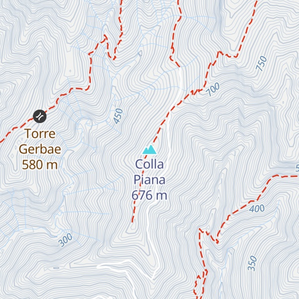 Map of Colla Piana