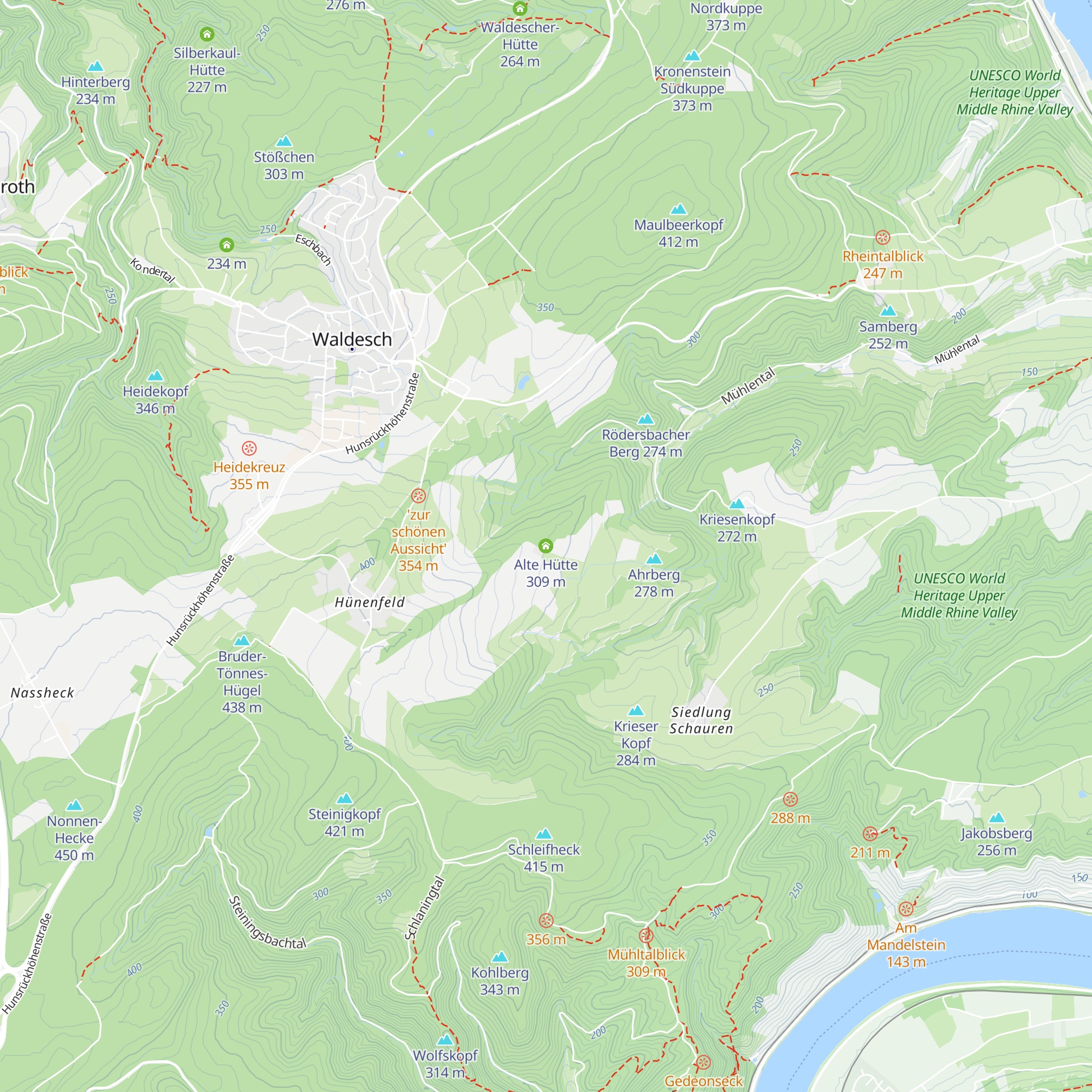 Alte Hütte map