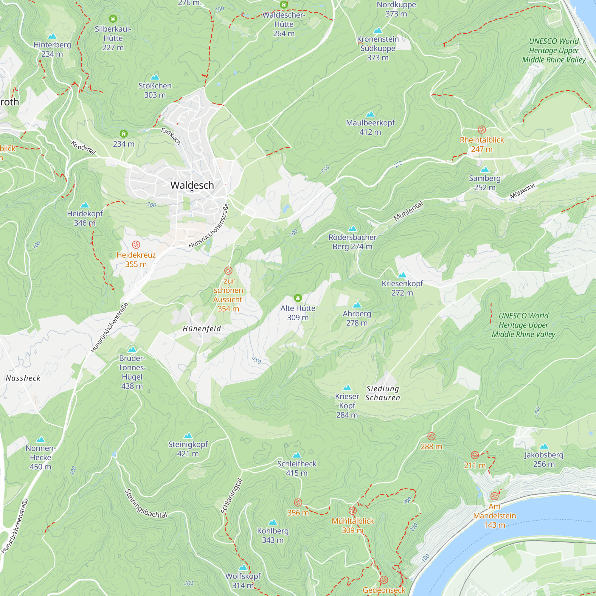 Alte Hütte map
