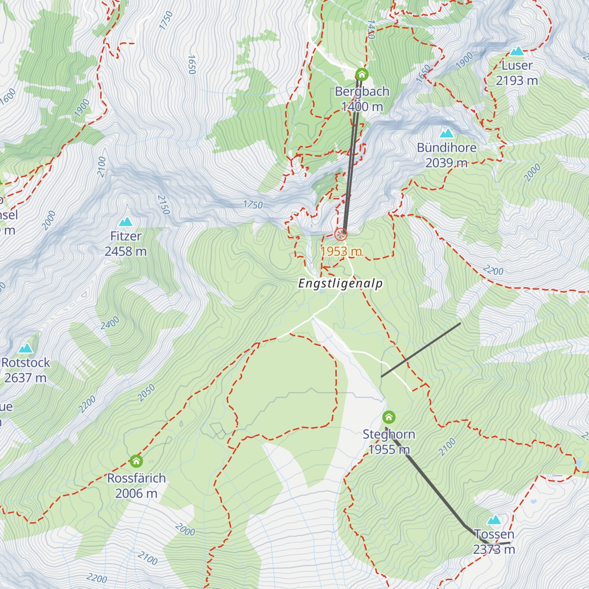 Rüebihütte map