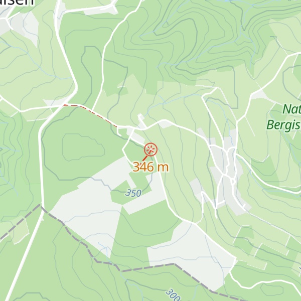 Map of Schutzhütte „Blauer Stein”