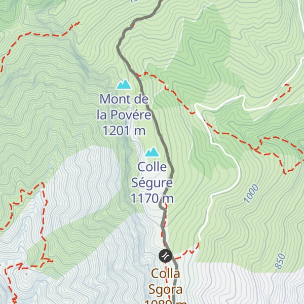 Map of Colle Ségure