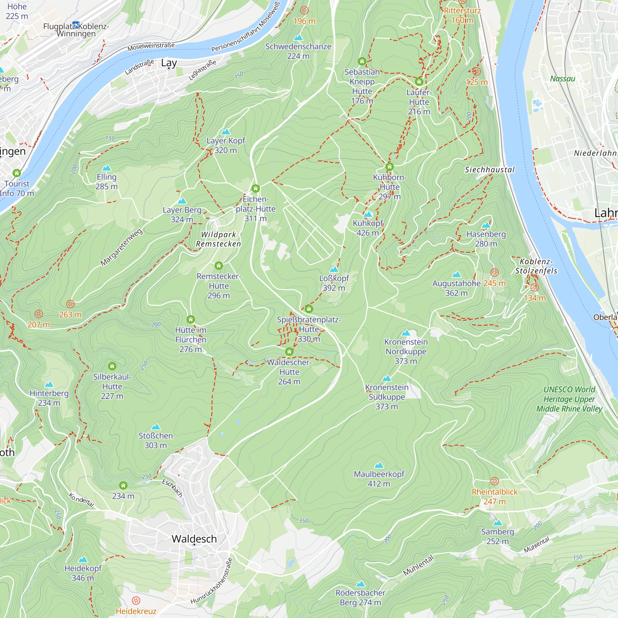 Spießbratenplatz-Hütte map